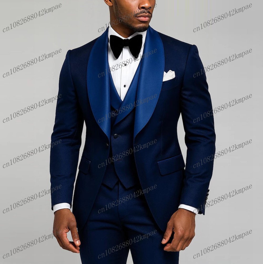 Men'S Formal Attire - Nouveau bleu marine formel hommes costume