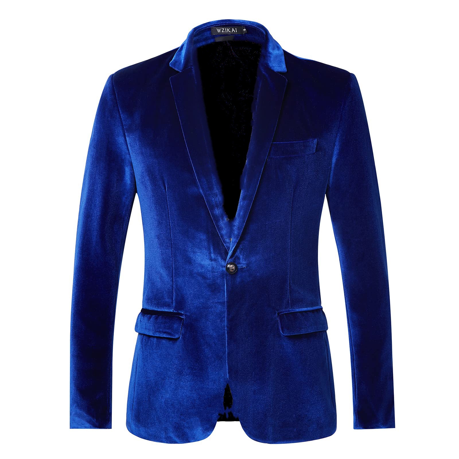 Formal Men Party Wear Jacket - Blazer en velours ajusté pour homme,