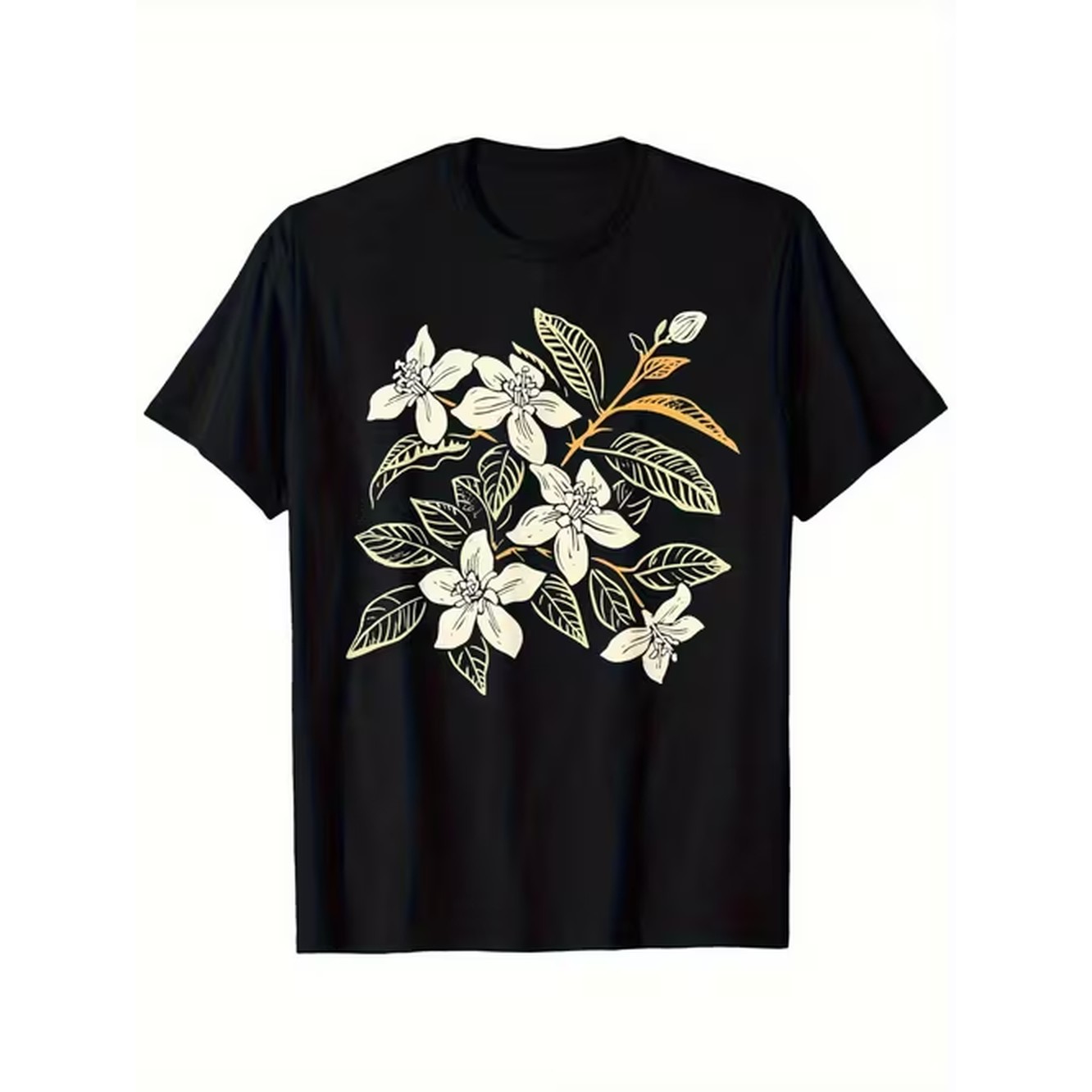 Men'S Formal Attire - T-shirt rétro à motif floral pour