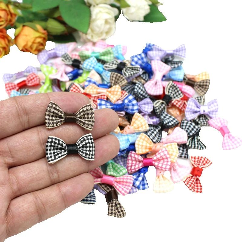 Satin Bow Tie - 30 pièces/lot, 1,5 cm * 3