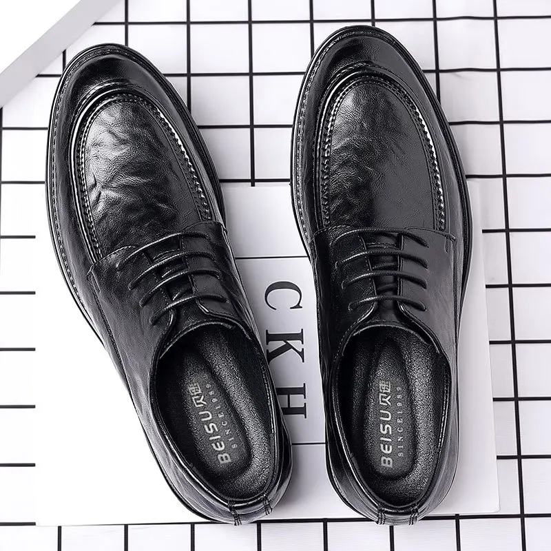 Men'S Formal Attire - Chaussures habillées en cuir véritable pour