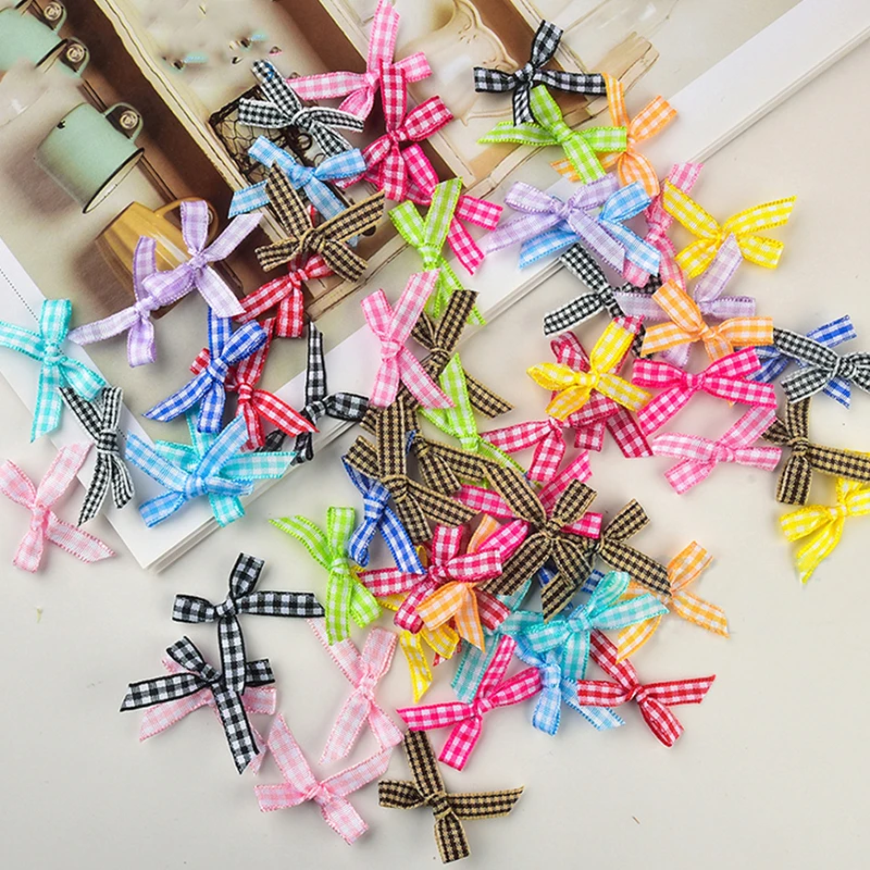 Satin Bow Tie - 100 pièces Mini nœud ruban cravate