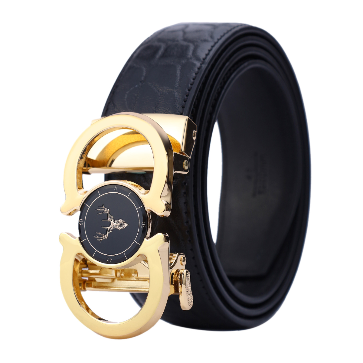 Men Formal Wear With Jeans - Ceinture à boucle automatique pour homme