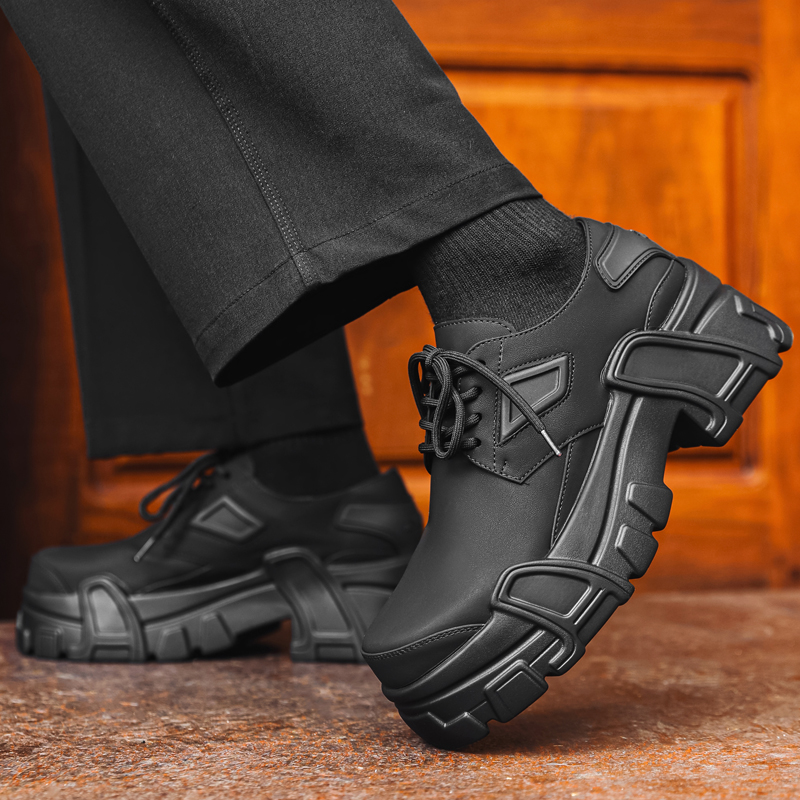 Men'S Formal Attire - Chaussures à plateforme en cuir pour