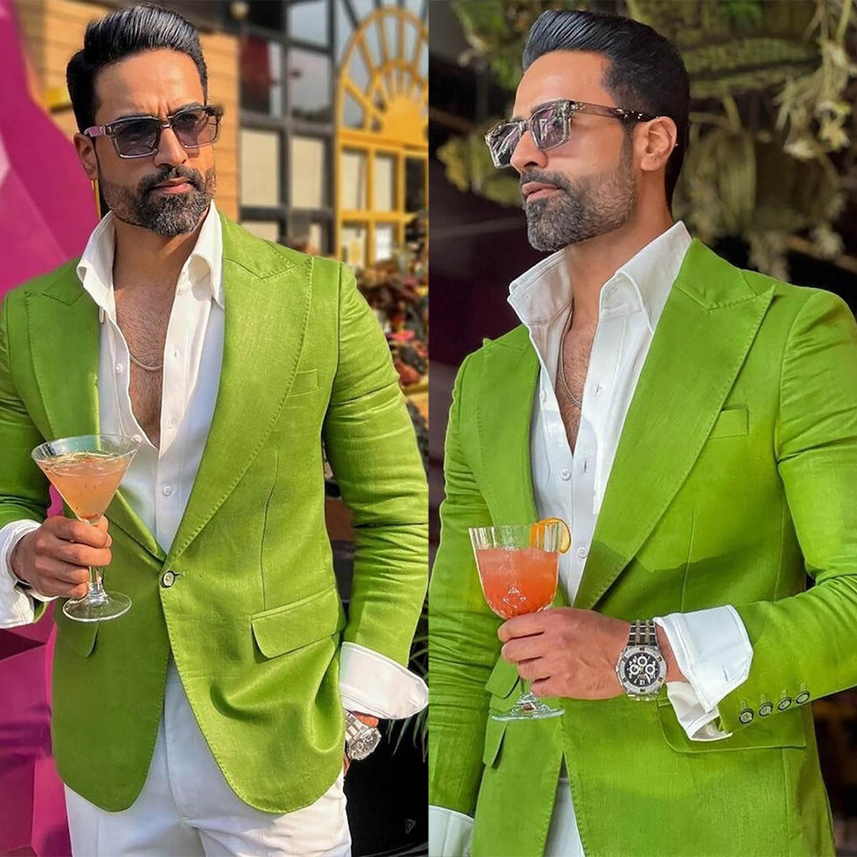 Formal Men Party Wear Jacket - Costume de mariage vert élégant pour