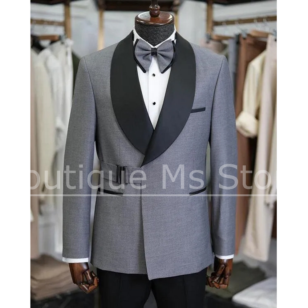 Men'S Formal Dinner Wear - Costume Chic Homme Tendance à Revers