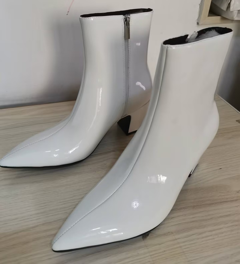 Men Formal Wear With Boots - Nouvelles bottes blanches tendance pour homme,