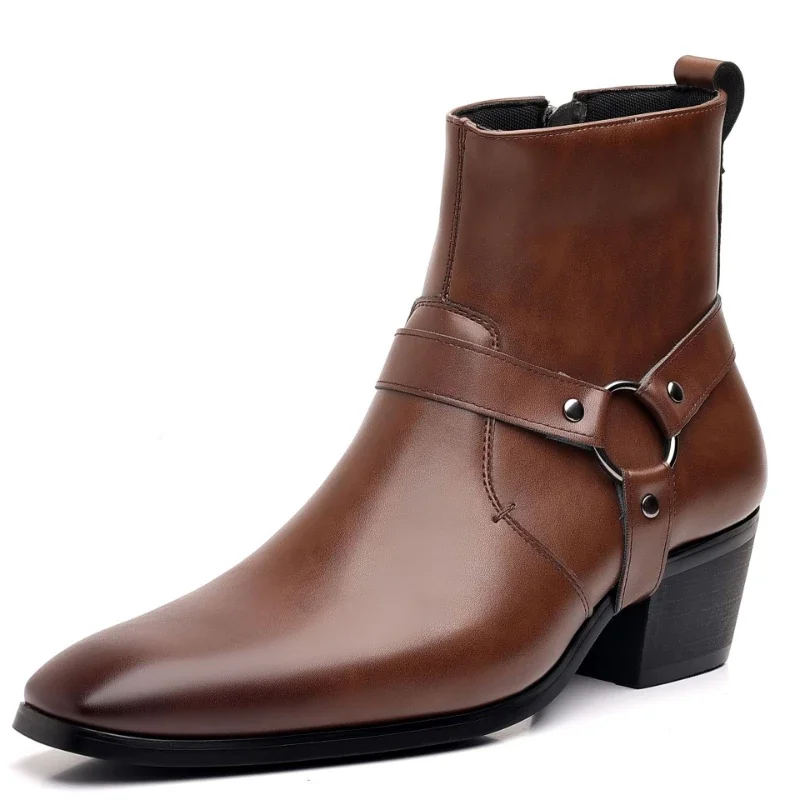 Men Formal Wear With Boots - Bottes Chelsea de styliste pour hommes,