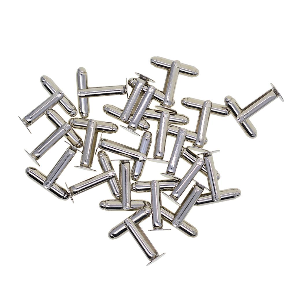 Cufflinks Silver Set - Boutons de manchette en plaque d'argent,
