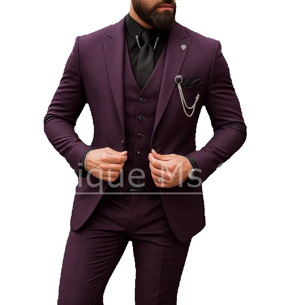 Costume 3 Pièces Homme Simple  - Formal Men Party Wear Jacket avis et prix