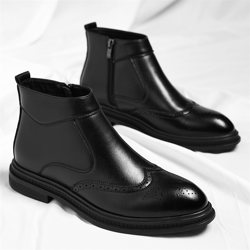 Bottes hautes d'affaires à sem - Men Formal Wear With Boots avis et prix