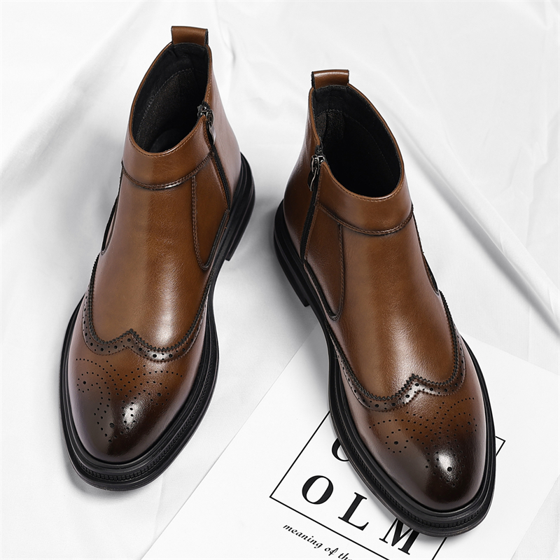 Bottes hautes d'affaires à sem - Men Formal Wear With Boots avis et prix