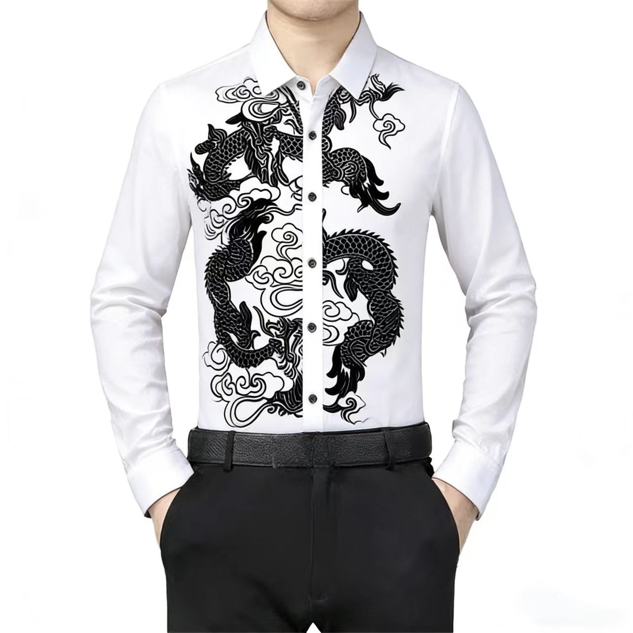 Chemise à manches longues pour - Men Formal Party Wear Dress avis et prix