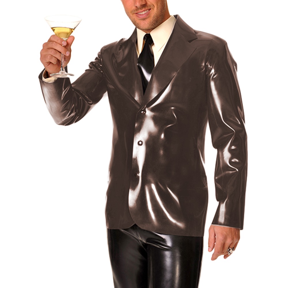 Manteau à col à revers en cuir - Mens Formal Look avis et prix