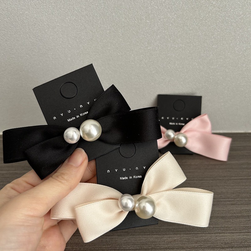 Épingle à cheveux épaisse avec - Satin Bow Tie avis et prix