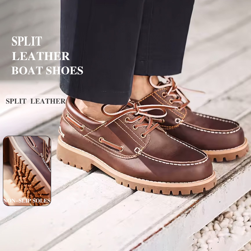Chaussures bateau vintage Made - Men Formal Wear With Boots avis et prix
