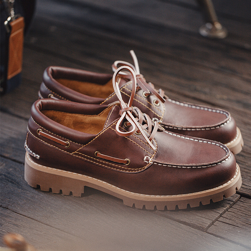 Chaussures bateau vintage Made - Men Formal Wear With Boots avis et prix