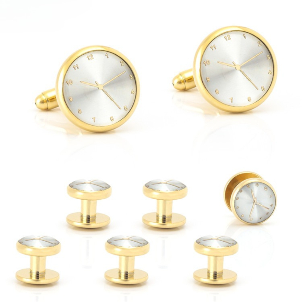 Time Aesthetics Ensemble de 6  - Cufflinks Silver Set avis et prix