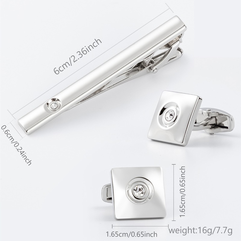 Ensemble de boutons de manchet - Cufflinks Silver Set avis et prix