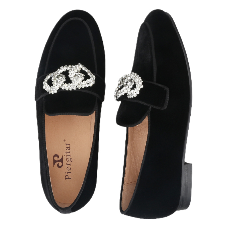 Pierguitar-Pantoufles en Velou - Men'S Formal Wear Slippers avis et prix