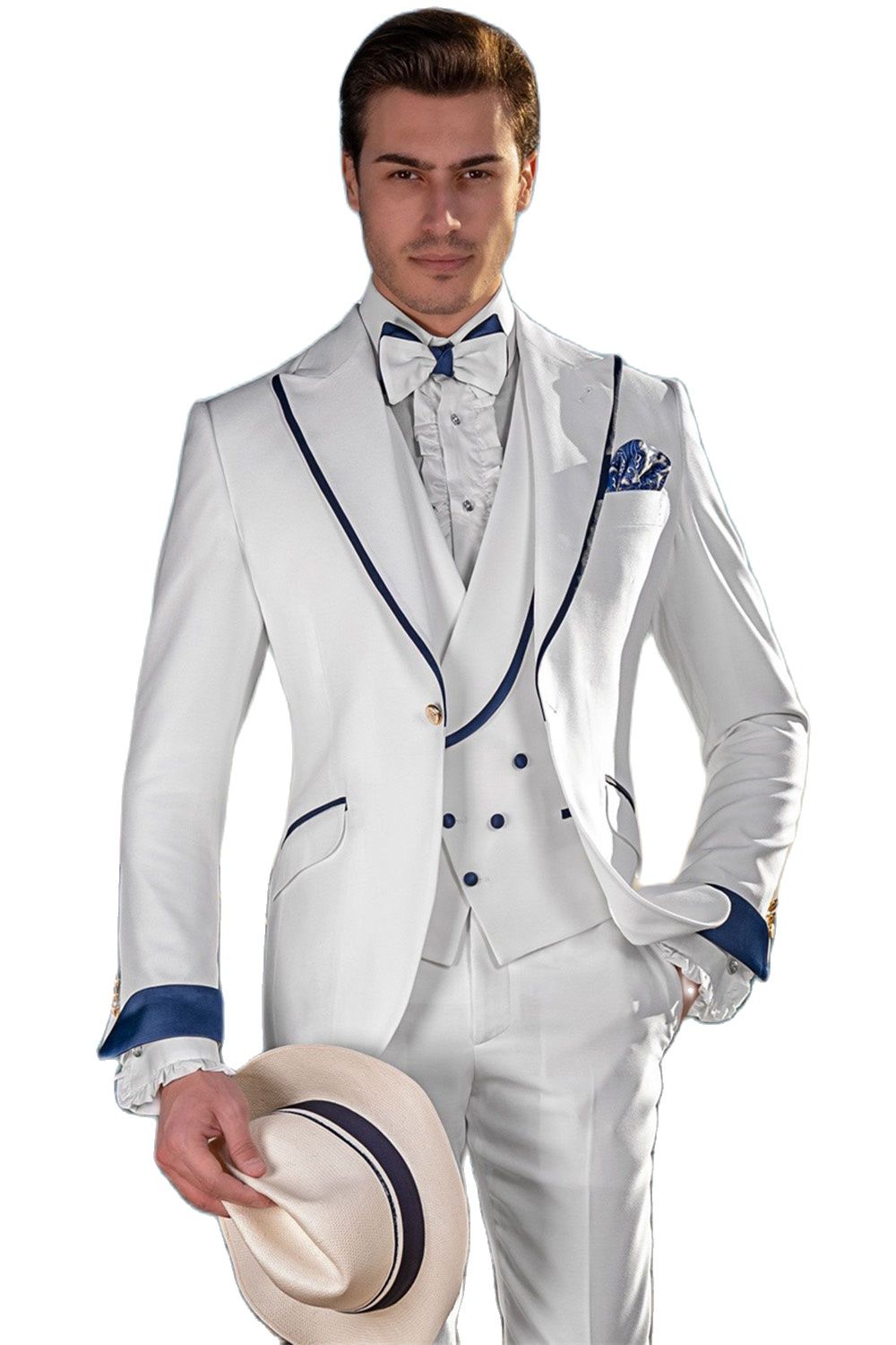 Costume Blanc sur Mesure pour  - Men Formal Party Wear Dress avis et prix