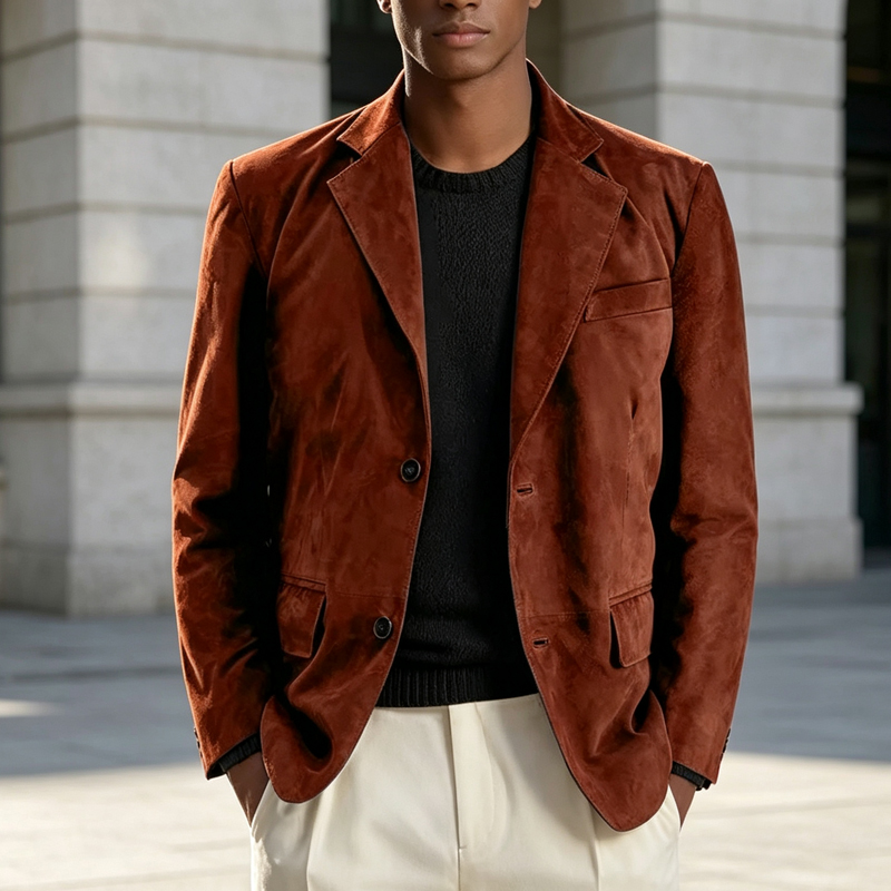 Blazer rétro pour homme en dai - Formal Men Party Wear Jacket avis et prix