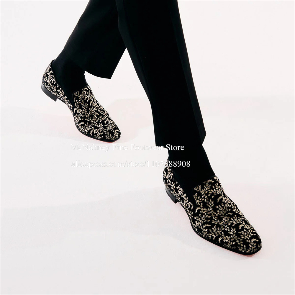 Mocassins noirs en velours de  - Men Formal Party Wear Dress avis et prix