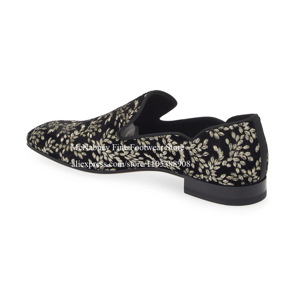 Mocassins noirs en velours de  - Men Formal Party Wear Dress avis et prix