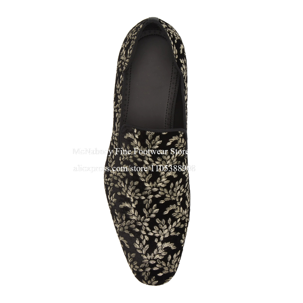 Mocassins noirs en velours de  - Men Formal Party Wear Dress avis et prix