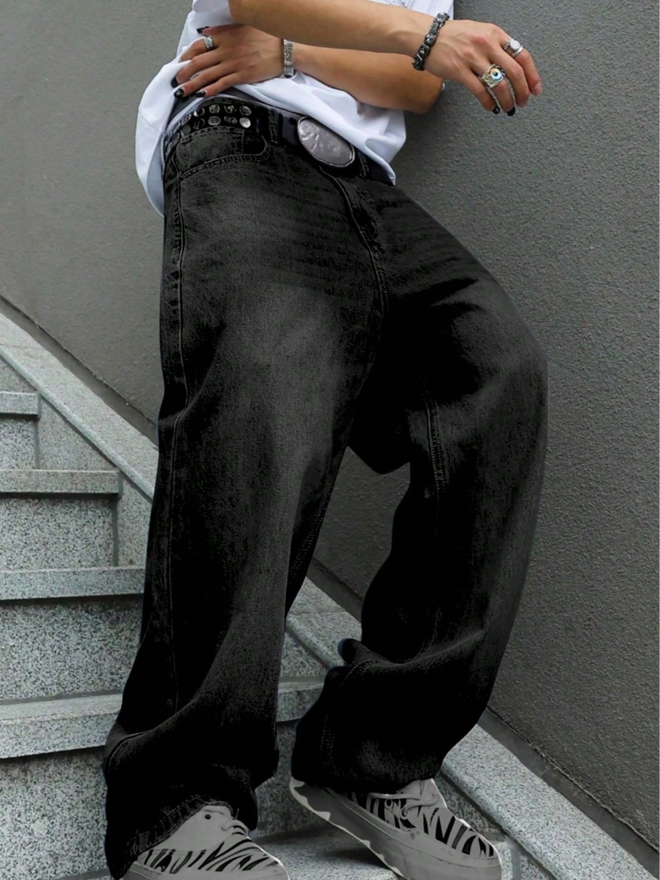Jean ample à jambe droite pour - Men Formal Wear With Jeans avis et prix