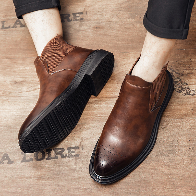 Les chaussures montantes en cu - Men Formal Wear With Boots avis et prix