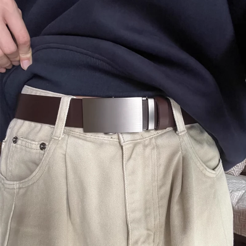Ceinture en cuir véritable pou - Men Formal Wear With Jeans avis et prix
