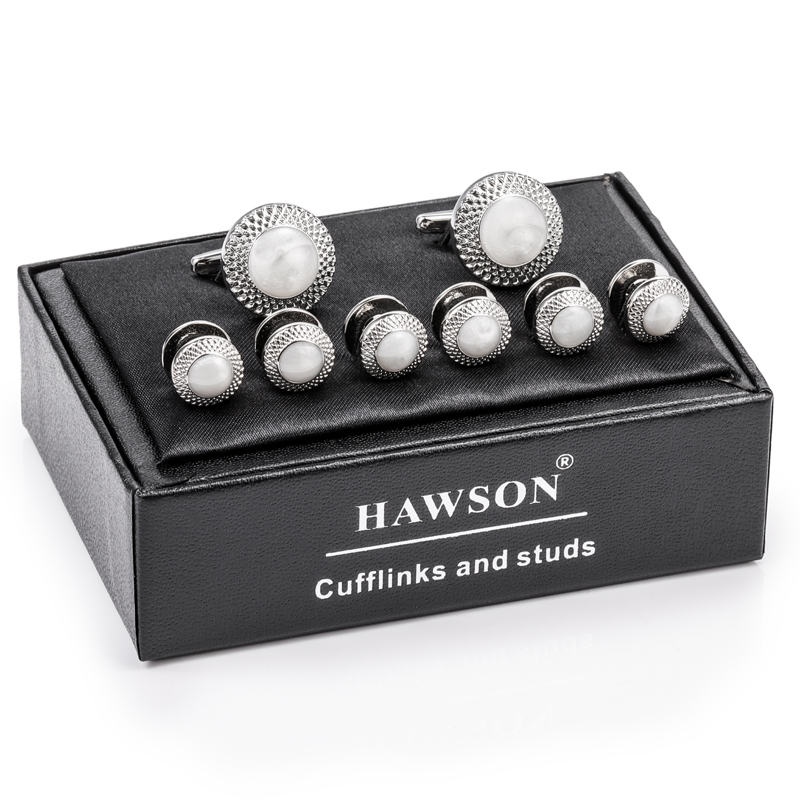 HAWSON – ensemble de boutons d - Cufflinks Silver Set avis et prix