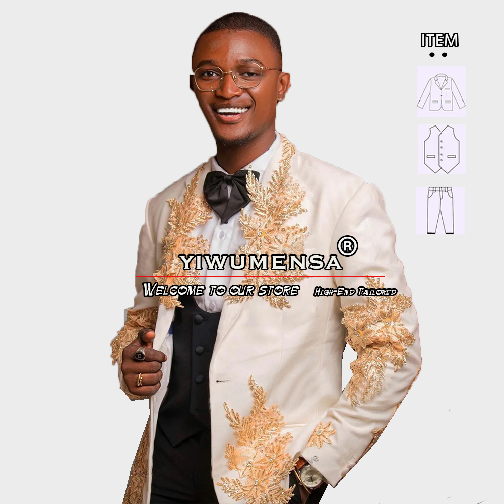 Costumes 3 pièces personnalisé - Formal Men Party Wear Jacket avis et prix