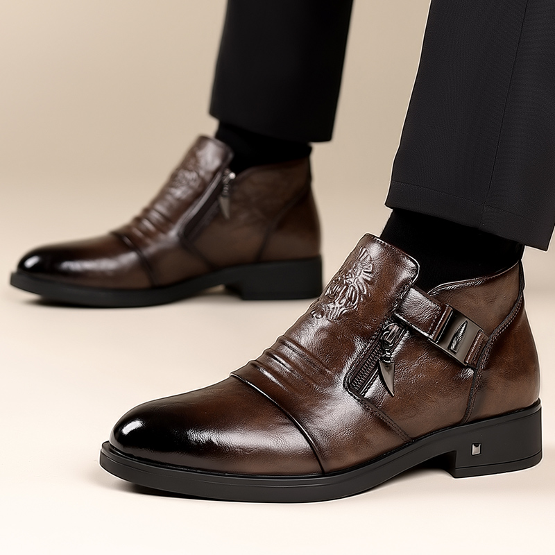 Hommes rétro tête de Lion ferm - Men Formal Wear With Boots avis et prix