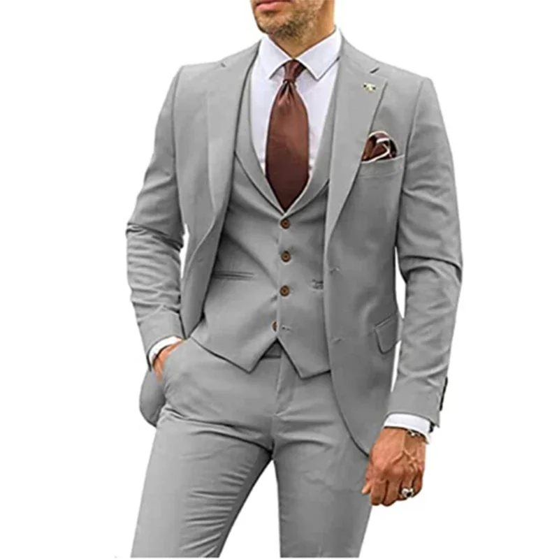 Costume 3 pièces ajusté pour h - Men Formal Party Wear Dress avis et prix