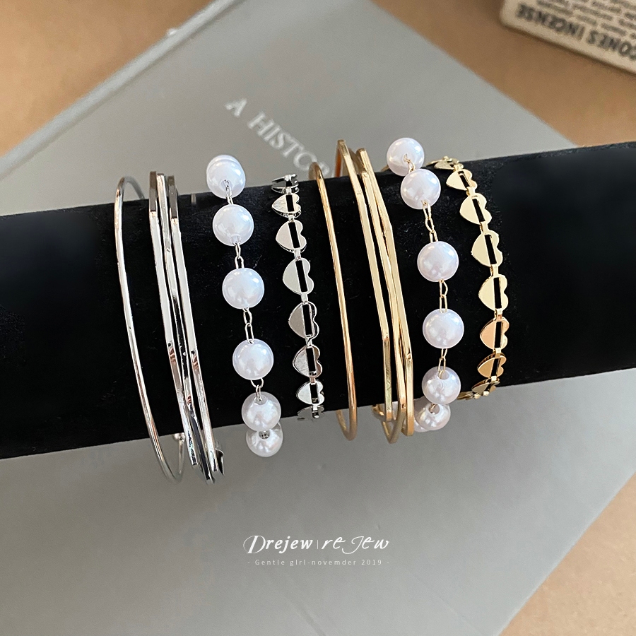 DREJEW Ensemble de 4 bracelets - Cufflinks Silver Set avis et prix