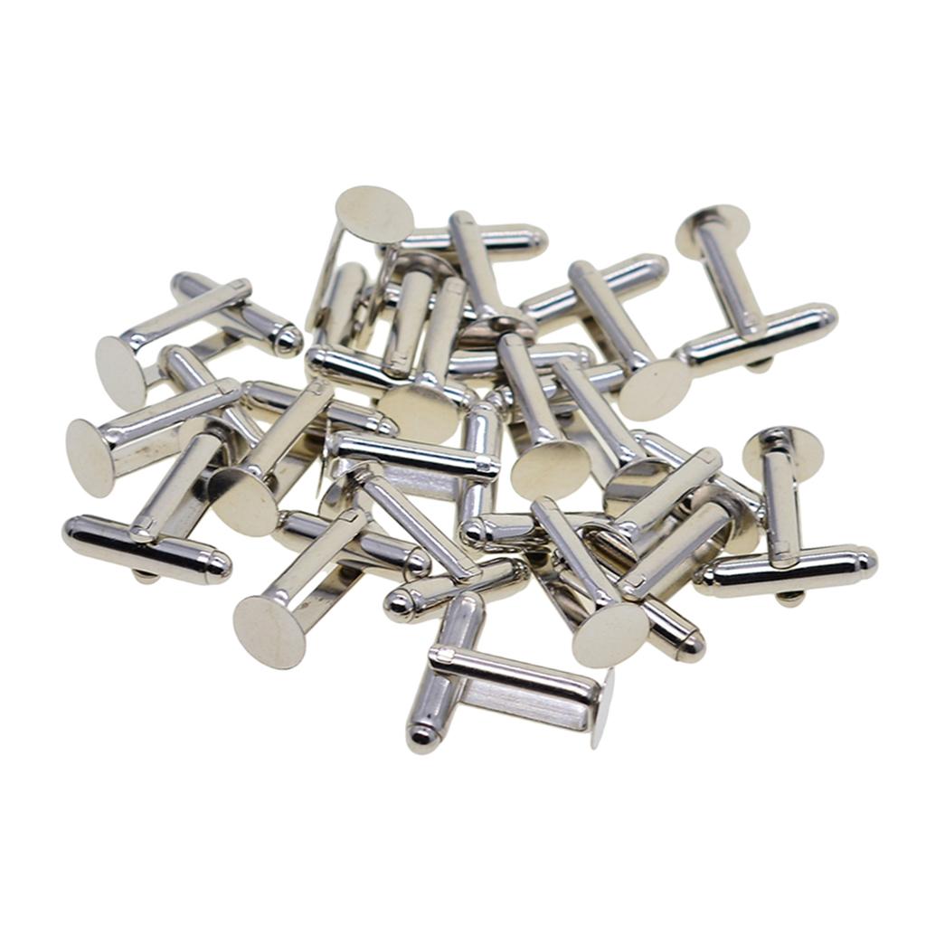 Boutons de manchette en plaque - Cufflinks Silver Set avis et prix
