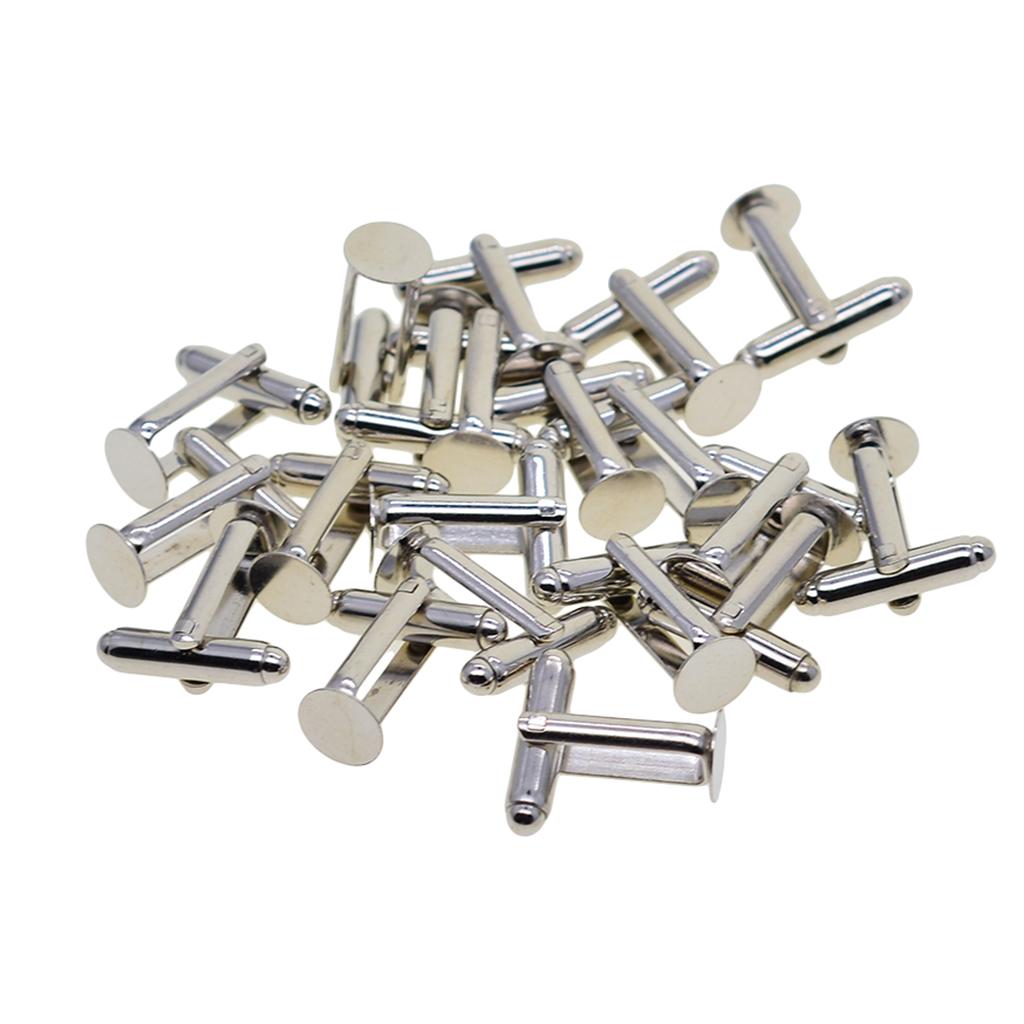 Boutons de manchette en plaque - Cufflinks Silver Set avis et prix