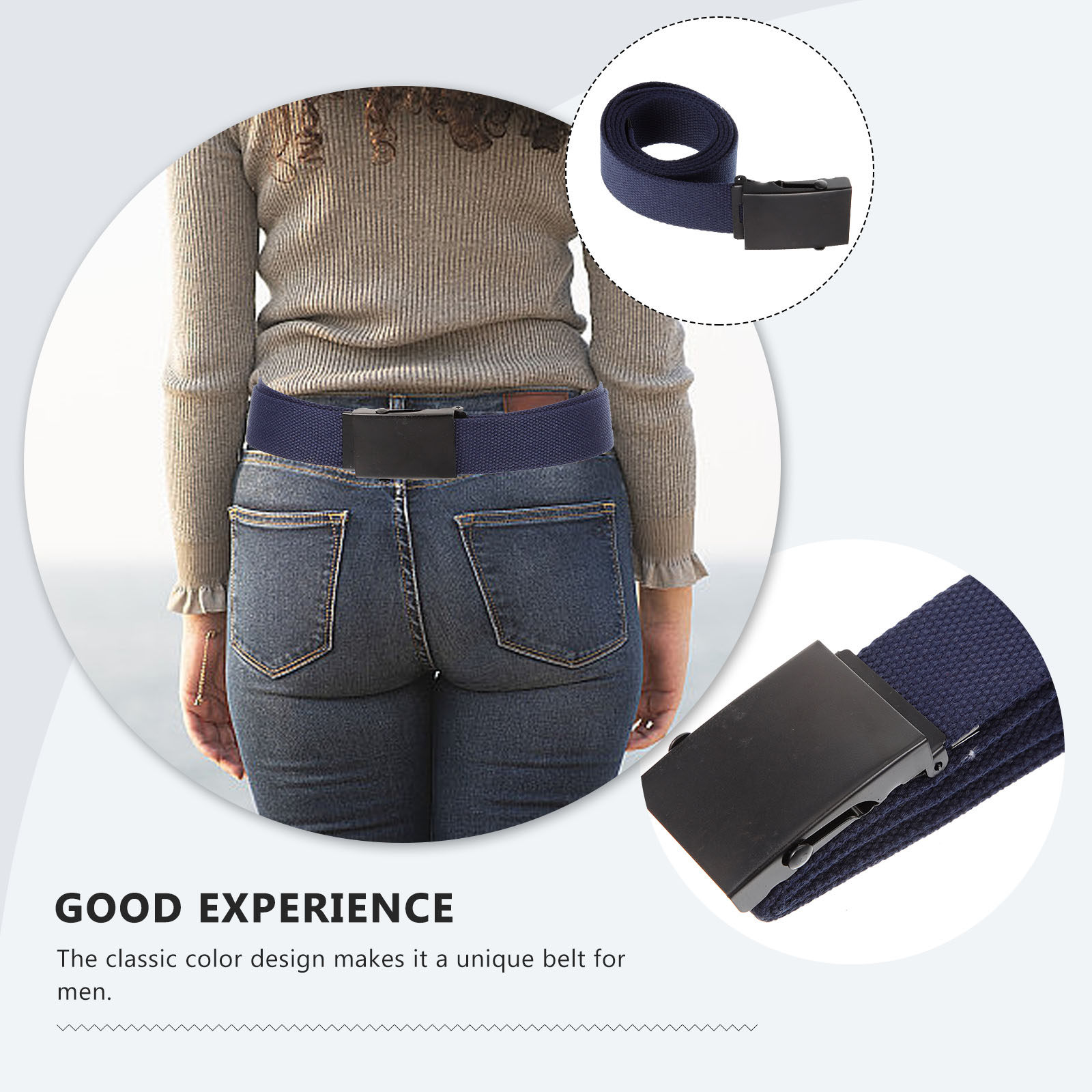 Ceinture en toile pour homme,  - Men Formal Wear With Jeans avis et prix