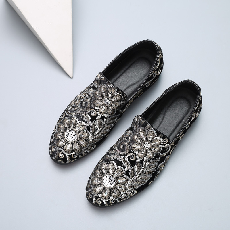 Mocassins en velours pour homm - Men'S Formal Wear Slippers avis et prix