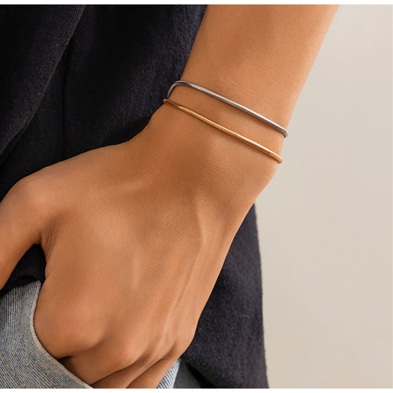 Ensemble de bracelets chaîne s - Cufflinks Silver Set avis et prix